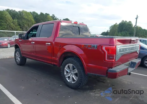2016 Ford F-150 Platinum from USA, damaged, VIN 1FTEW1EG6GFC25742